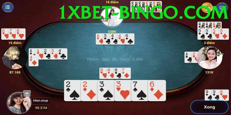 Game Bài 3D - 1xbet - Download